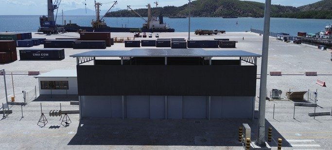 Porto da Baía de Tibar — Edifício do Scanner de Importação — 2